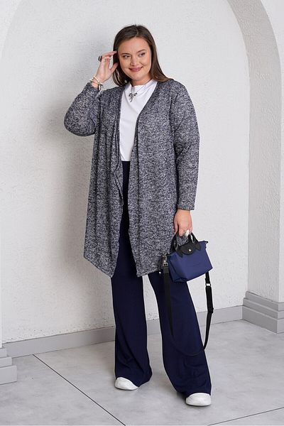Büyük Moda CARDIGAN TRICOTAT ASIMETRIC TRICOTAT MOALE