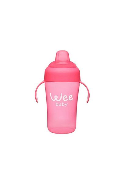 Wee Baby Colorful Spillproof Glass with Handle Pink 240ml