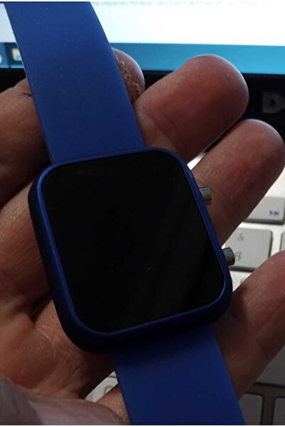 Brality Saks Mavi Dijital Led Işıklı Kız/erkek Çocuk Saati (AKILLI SAAT DEĞİLDİR) 0018