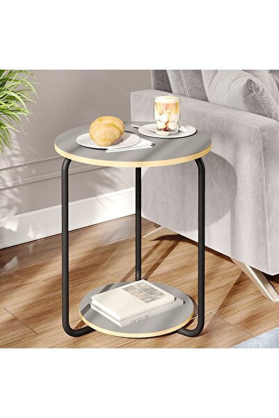 Güzelkan Yuvarlak Dekoratif Zigon Sehpa Orta Sehpa