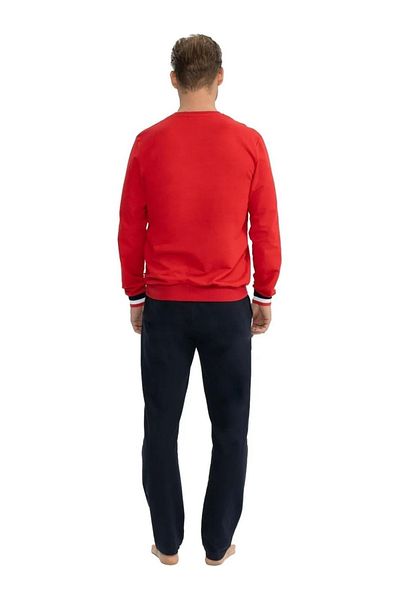 U.S. Polo Assn. US POLO LICENCE CYCLING COLLAR ΒΑΜΒΑΚΙ ΑΝΔΡΙΚΟ ΜΑΚΡΥΜΑΝΙΚΟ ΣΕΤ ΠΙΤΖΑΜΑ