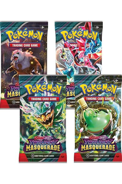 Abetto Market Pokemon Twilight Masquerade Game Card 4 Pack