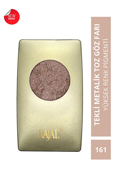 KAJAL Metalik Pudra Pembesi, Işıltılı Toz Göz Farı -metallic Pink Moonstone Eyeshadow No:161
