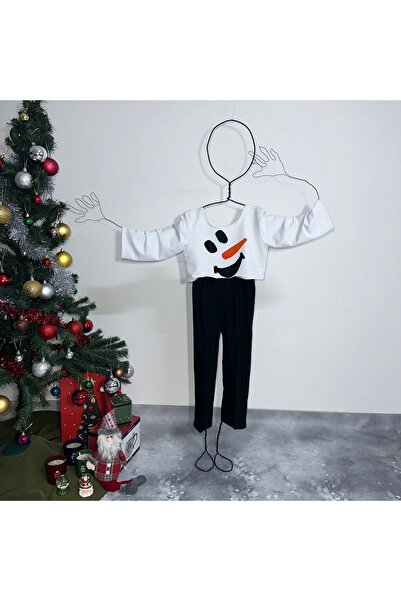 Dimmel Costume Yılbaşı Kardan Adam Pantolon Üst Takım