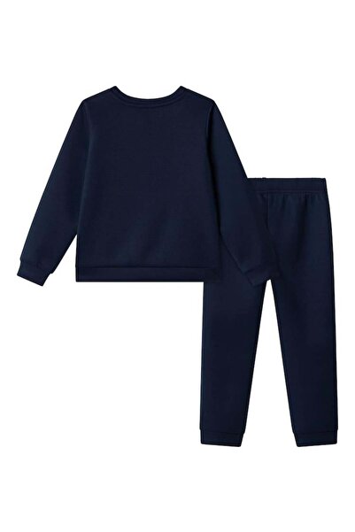 LUESS Erkek Çocuk Bear Club Baskılı Rahat Kalıp Alt Üst Takım (3-4 Yaş 8-9 Yaş)