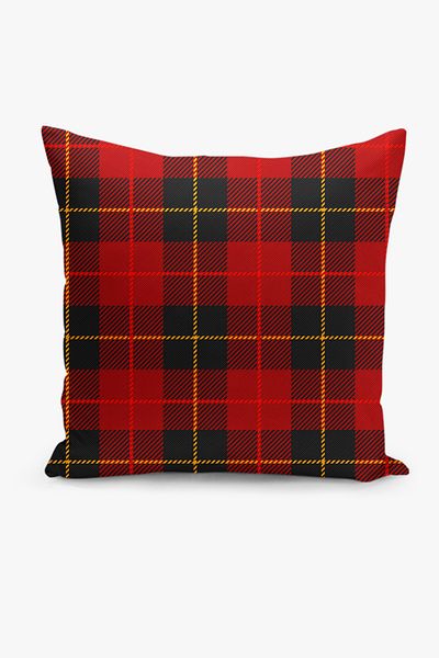 Filamente New Year Christmas Pattern Double Sided Digital Printed Throw Pillow Cover