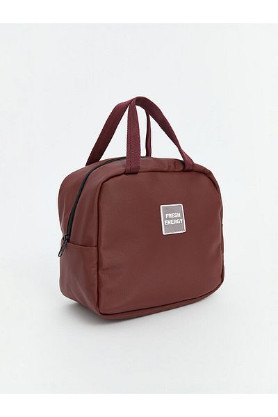 LC Waikiki LCW ACCESSORIES حقيبة حرارية بسحاب باللون العنابي