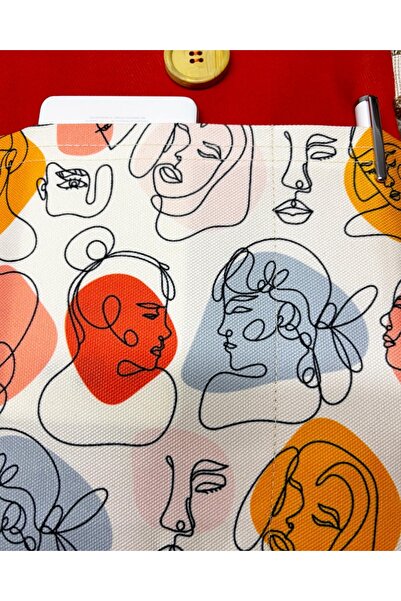 Smyrna Hanging Book Bag/Case - Orange Girls