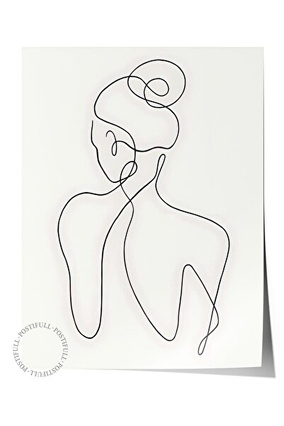 Postifull Çerçevesiz Poster, HD Kalite Duvar Posteri,Comfort Serisi, One Line...