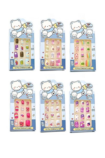 Meyras Touch 3 Adet Kendinden Yapışkanlı Kız Çocuk Desenli Karışık Renk 12'li...