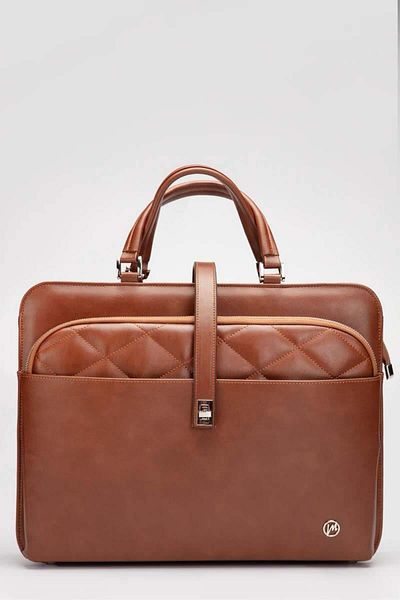Magazin Bags MagazinBags S2021 - حقيبة كمبيوتر محمول وحقيبة، أسمر ضارب للصفرة