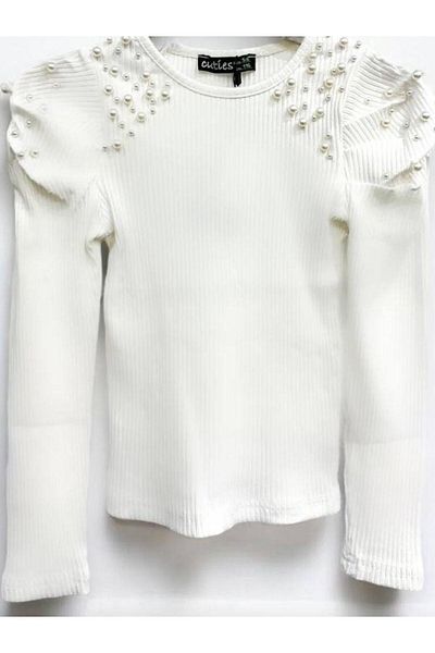 Zekids Girl's Pearl Camisole Blouse