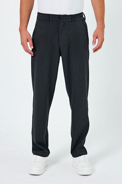 BayBayan Men's High School Length Lycra Comfortable Fabric School Pants