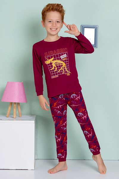 elmas kids Set de pijamale din bumbac 100% din bumbac pentru băieți și copii