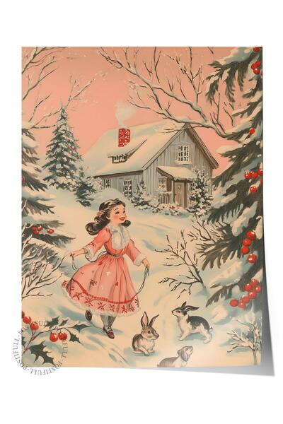 Postifull Çerçevesiz Poster, Duvar Posteri, HD Kalite Comfort Serisi, Yılbaşı...