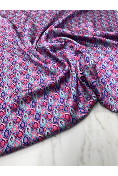 ipekkumaş قماش ساتان تيفيل بنمط إيكات صغير لصناعة الفساتين والقمصان، منتجنا ي...