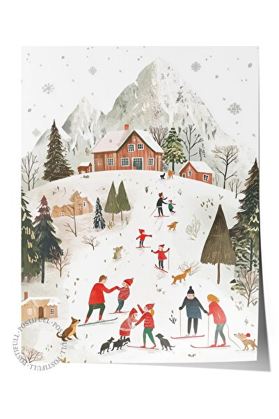 Postifull Çerçevesiz Poster, Duvar Posteri, HD Kalite Comfort Serisi, Yılbaşı...