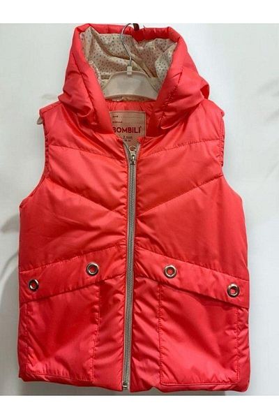 Zekids Girl's Hooded Puffer Vest