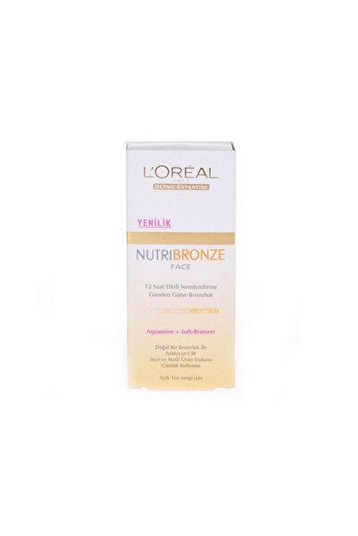 L'Oreal Paris Dermo Expertise Nutri Bronze Face Açık Ten Rengi Bronzer 50 ml