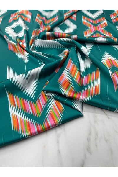 ipekkumaş قميص فستان بنمط فيسكال من قماش تيفيل الساتان يباع كقطعة واحدة 1 قطعة 1 متر