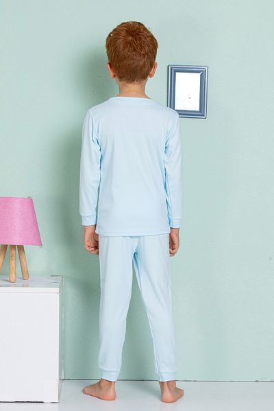 elmas kids Set de pijamale 100% bumbac cu model de dinozaur pentru băieți și bebeluși