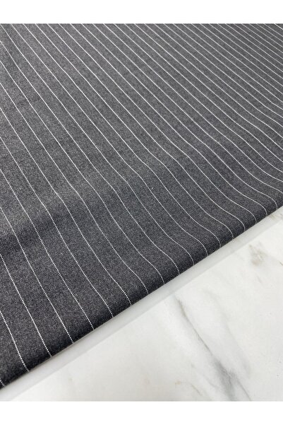 ipekkumaş Gri Çizgili Elbiselik Pantolonluk Poliviskon Kumaş Ürünümüz Adet Olarak Satılır 1 Adet 1 Metre