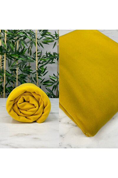 ipekkumaş Produsul nostru din țesătură din puf galben muștar se vinde la bucă...