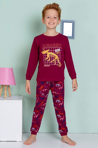 elmas kids Set de pijamale din bumbac 100% din bumbac pentru băieți și copii