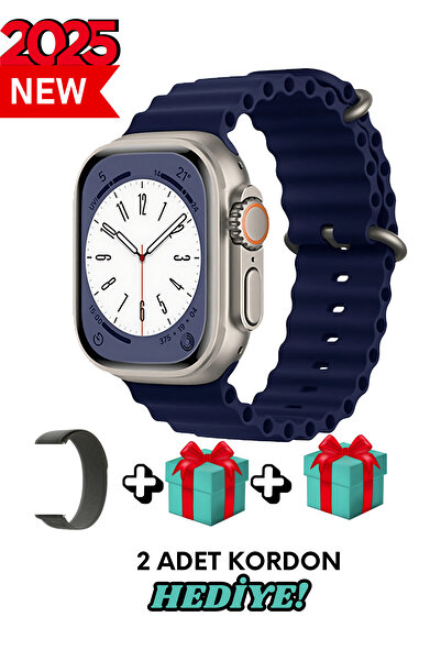 Bunnys Samsung Galaxy M22 Uyumlu Akıllı Saat Watch ULTRA2 49MM Kordon Hediyel...