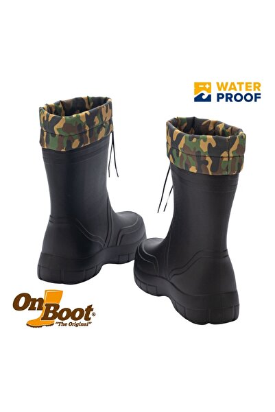 ON BOOT Onboot Eva Termal Hafif Su Geçirmez Kısa Bağlı Av Iş, Yağmur Bahçe Çizmesi 2006