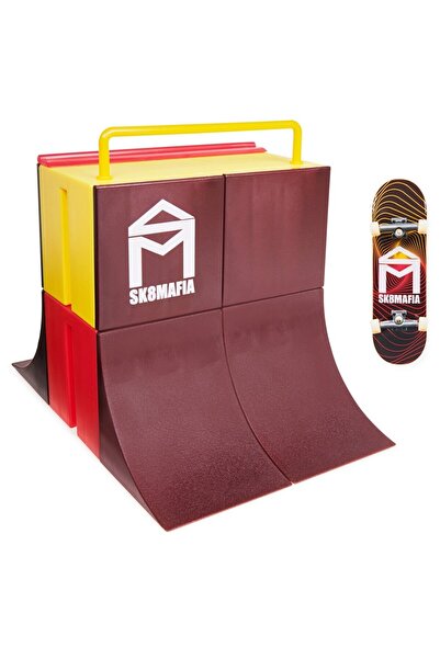 Spin Masters TECH DECK PAKETİ XCONNECT PARMAK TAHTASI SK8MAFIA DİKEY DUVAR