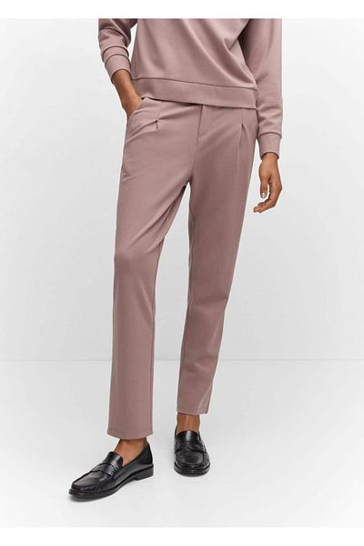 MANGO Woman Pantaloni de jogger cu buzunare