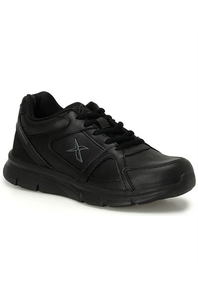 Kinetix Pantofi sport casual Kalen Pu 4Pr pentru bărbați, negru-roșu, gri