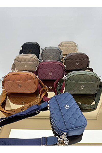 YOGII Якісна шкіра Kelos Model - Чотирикишкова регульована сумочка на ремінці для жінок VIP