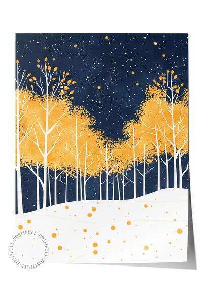 Postifull Плакат без рамка, стенен плакат, серия Comfort с HD качество, колед...