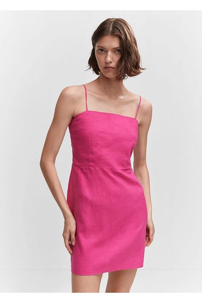 MANGO Woman Rochie de in cu margele