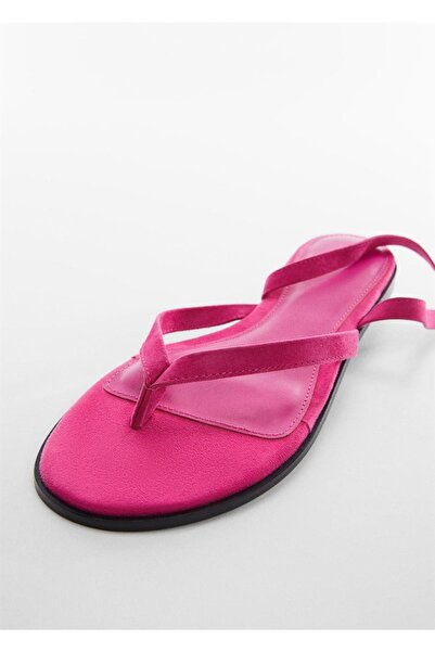 MANGO Woman Leather Strappy Sandals