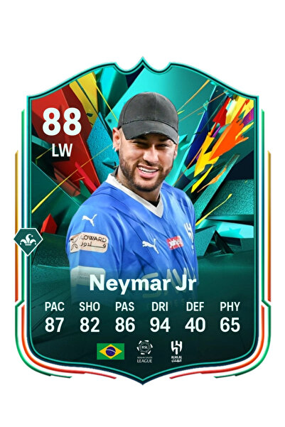 BERKANTTP بطاقة نيمار جونيور FC 25 توتال راش فوت