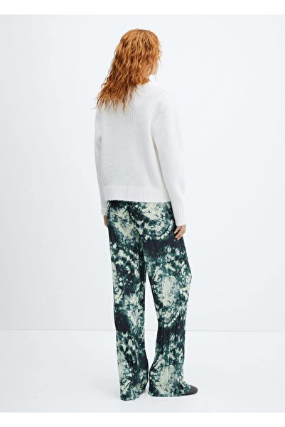 MANGO Woman Pilili Batik Pantolon