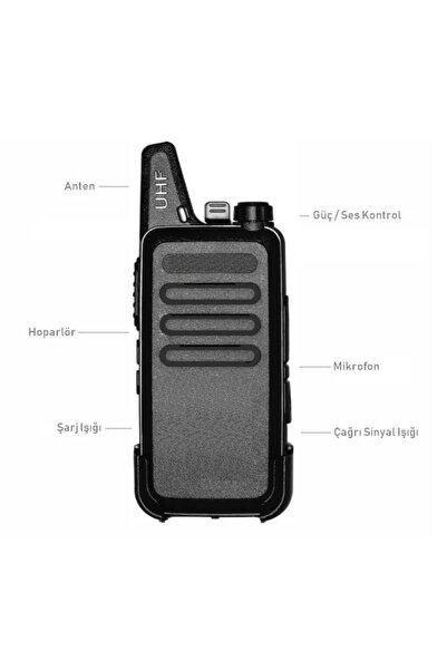 Mars Çaycı Kahveci Telsizi Kulaklık Dahil Set