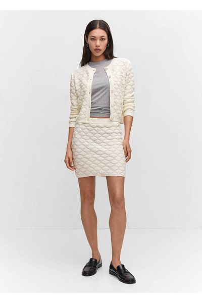MANGO Woman Buttoned knitwear cardigan
