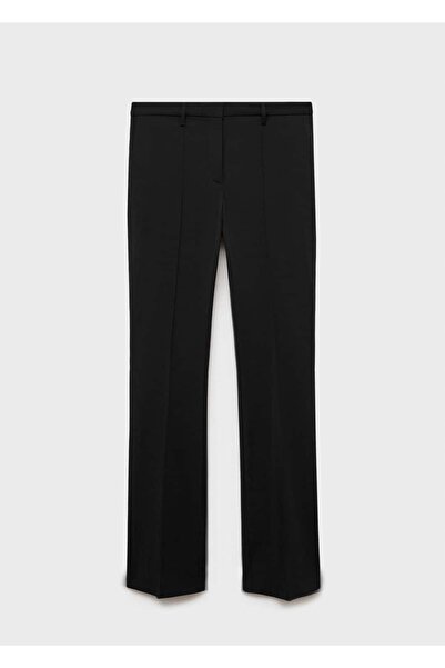 MANGO Woman Látkové kalhoty rovného střihu