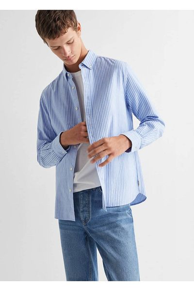 Mango Teen Tricou Albastru Pentru Copii