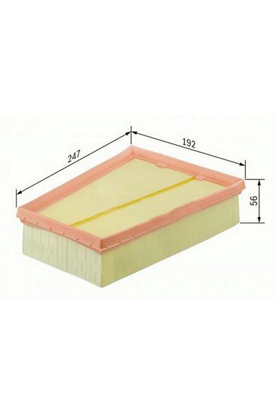 Sardes Air Filter [Renault Fluence 1.5 Dci/1.6 16V/2.0 16V 2010 -, Megane Iii 1.4 Tce/1.5 Dci/1. Gnzrz
