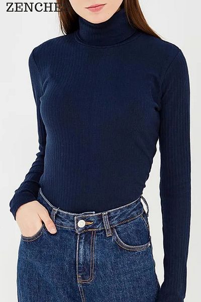 ZENCHES Pulover Slimfit cu gât
