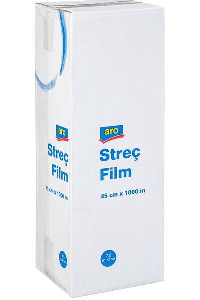 Aro Unboxed Pvc Stretch Film 7.5 Micron 45 cm X 1000 Meters