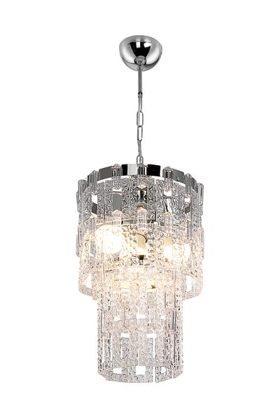 AG LightDesign White Crystal Pendant Lamp Chandelier Living Room Kitchen Corridor Bedroom Lamp