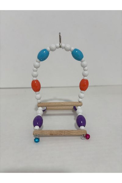 Wooden Bird Budgie Three-Step Swing