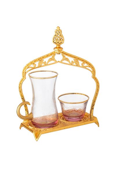Dania Golden Stand Tea And Coffee Hospitality Set