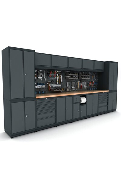İdeal Ekipman 4.3 Metre Modüler Çalışma Tezgahı İE.36.18.41